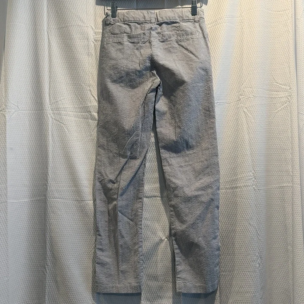 Special Occasion Gymboree Seersucker Pants blue white stripe Size 10 EXCELLENT